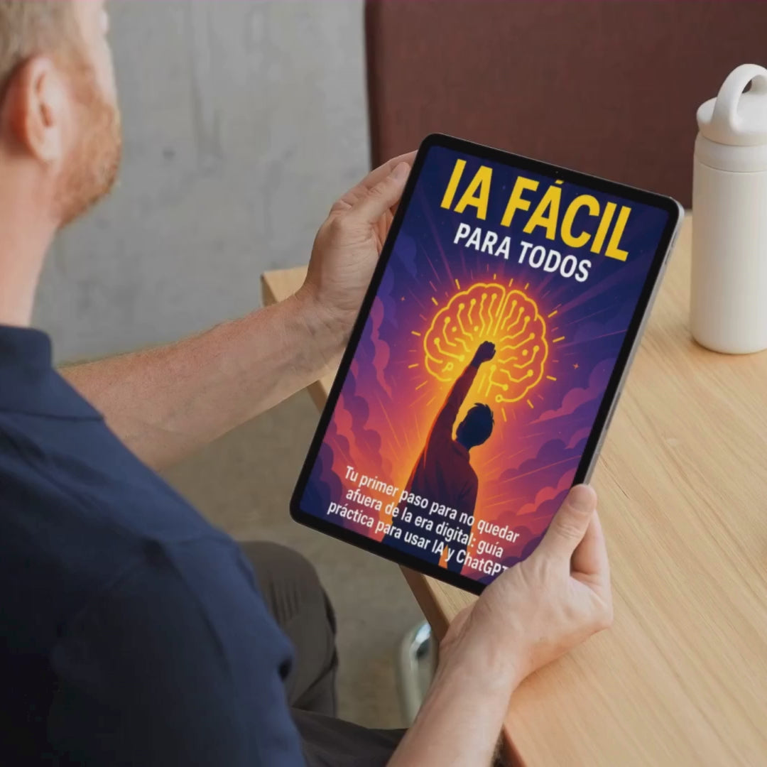 IA Fácil para Todos: Tu Guía Práctica para Dominar ChatGPT y la Inteligencia Artificial Sin Complicaciones